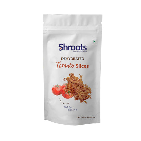 SHROOTS Dehydrated Tomato Flakes Air Dried Dehydrated Vegetable, Gluten Free, Pure Veg,