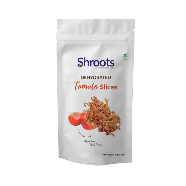 SHROOTS Dehydrated Tomato Flakes Air Dried Dehydrated Vegetable, Gluten Free, Pure Veg,