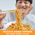 Yimi Dried Seafood Ramen Toppings, Dehydrated Vegetables Soup Mix - Freeze Dried Shrimp | Narutomaki Fish Cake |