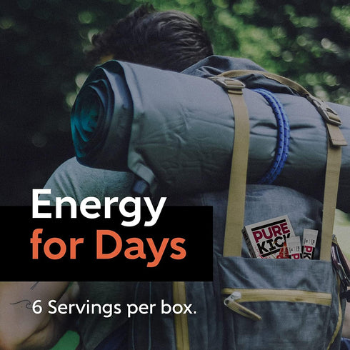 3 6 Packets 18 Pure Kick Energy Drink Mix Mango Acai - Boxes with Each - Total Servings - Powdered Drink Mix