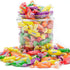 3 lb 5 Fruit Chews Candy Bulk - Individually Wrapped, Retro Candy in Resealable Bag, Assorted Flavors, Soft & Delicious