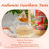 100 Count, 100% WT WEETEE Hawthorn Berry Tea Bags Hawthorn Fruit, Corn Fiber Pyramid Bags, Antioxidant & Caffeine-Free