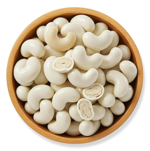 8 NY Spice Shop White Chocolate Covered Cashews - Ounce Candy Coated Cashew - Trail Mix White Chocolate Sweet Nut