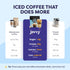 100% 80 20 French Vanilla Protein Iced Coffee - Premium Whey Protein & Instant Iced Coffees - Natural Cold Brew - Zero