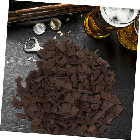 1Pack Heavy Toasted French Oak Chips for Home Brewing Enhance Red Wine Aroma Taste for DIY Wine Making Versatile Aging