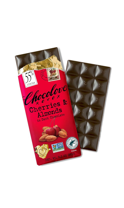 3.2 oz Chocolove Cherries and Almonds in Dark Chocolate