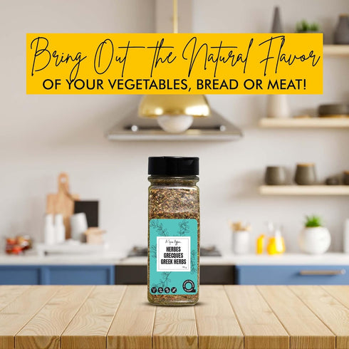 90 (3.2 oz) A Spice Affairs Greek Herbs | Classic, Fragrant & Mediterranean Herb Blend | All-Natural, Non-GMO