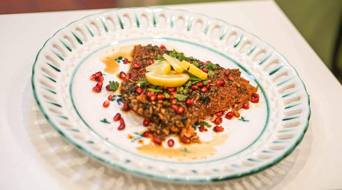 3.5 oz. Premium Salmon Spice Blend by Spice + Leaf - Gourmet Vegan, Preservative Free Spice Blend for Flavoring Salmon