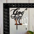 God Gave Me You Wedding Cake Topper for Wedding/Engagement/Marriage Party Decorations, Mirror Silvery Acrylic