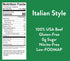 1 (12 Pack) Good Fod Foods Italian Style Meat Sticks Low FODMAP Snacks for a Healthy Gut, Zero Sugar Jerky Sticks, Keto