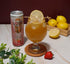 12oz 6 Pack High Ground Elixir Mushroom Seltzer Strawberry Peach | Lions Mane for Focus, Reishi for Stress, Cordyceps