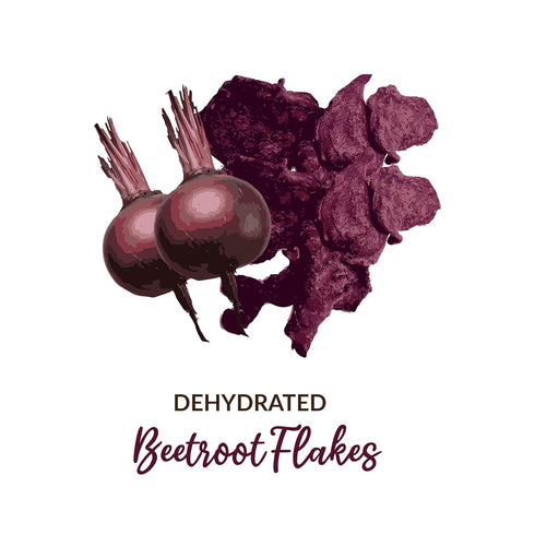 (45g 1.05 oz, Pack 1) SHROOTS Dehydrated Beetroot Flakes Air Dried Dehydrated Vegetable, Gluten Free, Vegan, Shredded
