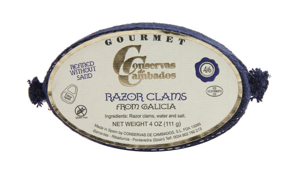 Navajas Premium Razor Clams in Brine