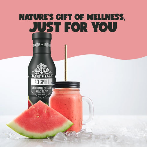 (6 12 oz Karviva ACE Collagen Juice, Healthy Joints, Skin & Hair, Antioxidant-Rich Berries, Marine Collagen, Natural