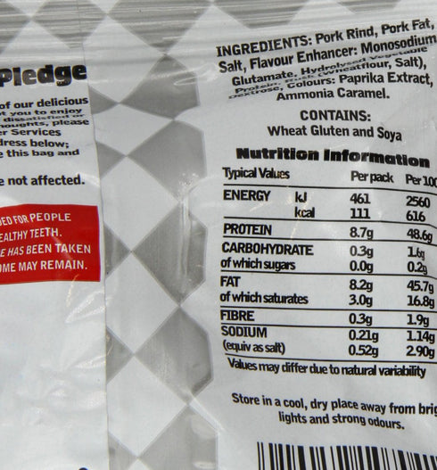 Mr Porky 20 (Pack 20) Pork Scratching G