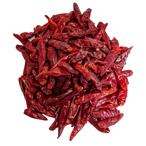 4oz Japones Dried Whole Chile Peppers in Heat-Sealed Resealable Bag for Authentic Mexican Food