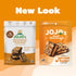 (4 Count) JOJO's Dark Chocolate Peanut Butter Filled, Healthy Snack, Low Sugar, Low Carb, Gluten Free, Non GMO, Paleo