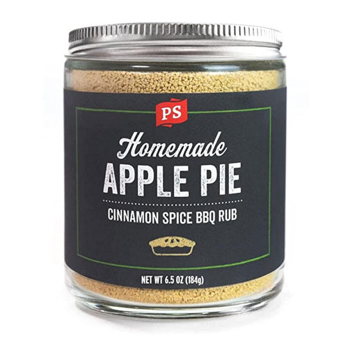 PS Seasoning Apple Pie Rub - Sweet and Smoky BBQ Dry Rub for Ribs, Pork Tenderloin, Turkey, Pork Chops