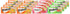 Pack 14 Count, Pack 20 Trident Fruit Variety Sugar Free Gum