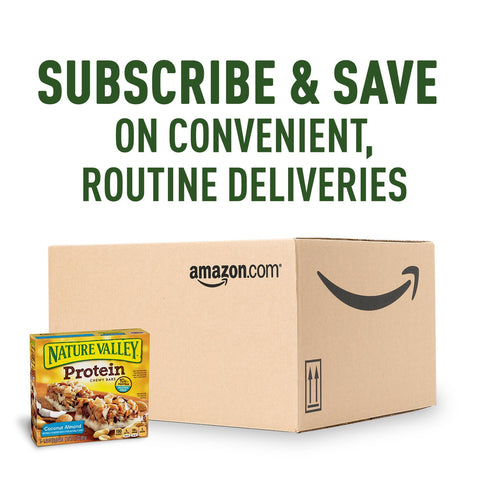 5 7.1 OZ (Pack 4) Nature Valley Chewy Granola Bar, Protein, Coconut Almond, Bars