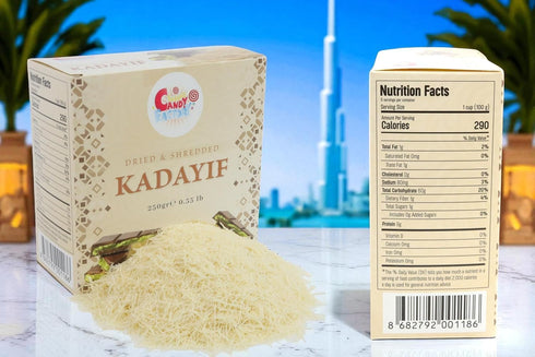 8.8 oz 7.75 oz, Sarah's Candy Factory Premium Dried & Shredded Kadayif & Pistachio Butter Spread Authentic Turkish