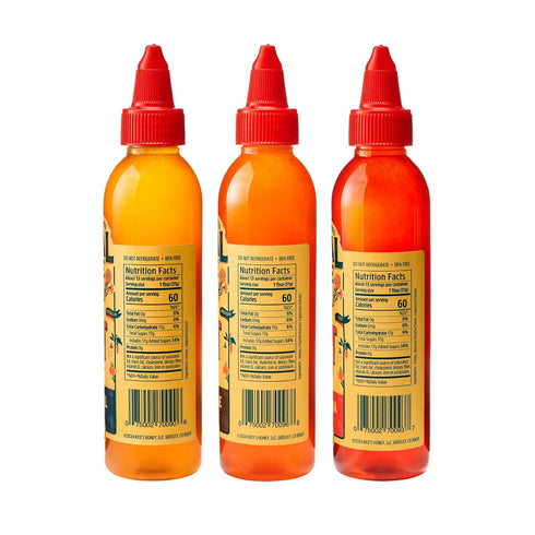 Local Hive Honey Pack Local Hive Hot Honey Trio Original, Chipotle & Sriracha Honey Sampler
