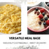 3 LB, 48 oz Rice Cream Plain Jasmine White Rice Hot Rice Cereal Scoop Included - Easily Digestable Carb Source
