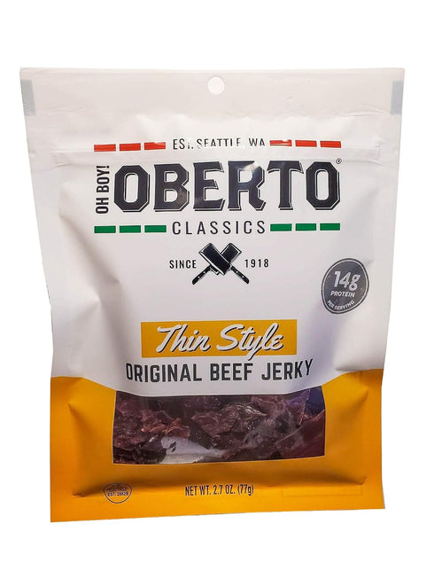 Oh Boy! Oberto Classics Thin Style Original Beef Jerky | 2.7 Ounce