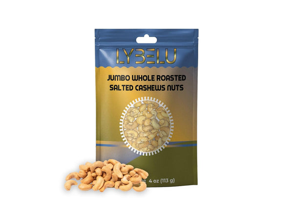 Jumbo Whole Roasted Salted Cashews Nuts 4oz