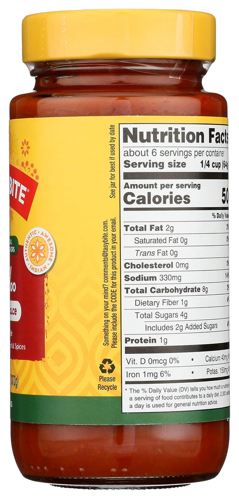 Simmer 13 Oz Tastybite Spicy Vindaloo Sauce