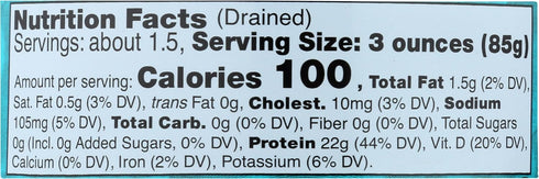 Sustainable Seas Albacore 5 , Tuna Chunky In Water, Ounce