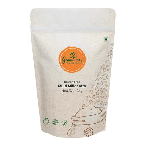 Graminway - FROM THE ROOTS Healty & Tasty Multi Millet Atta/Flour 1kg