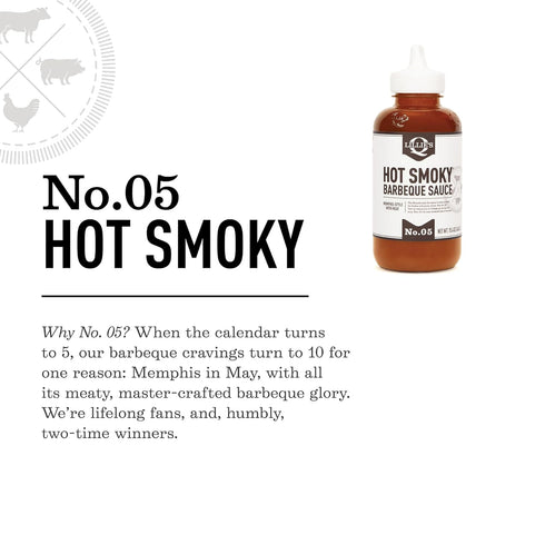 (15.4 oz, 2-pack) Lillie's Q - Hot Smoky BBQ Sauce, Gluten-Free, Non-GMO, No Preservatives, Gourmet Spicy BBQ Flavor