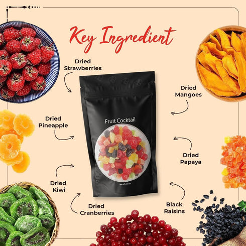Generic 200g Premium International Dried Tropical Fruit Cocktail | Wholesome & Vitamin Rich Healthy Snack | No