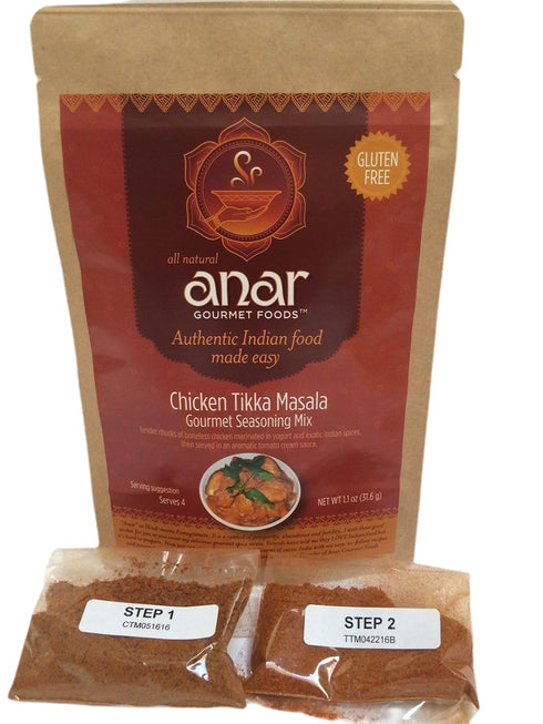 Family Size Chicken Tikka Masala Gourmet Seasoning Kit - Perfect for Delicious Meals