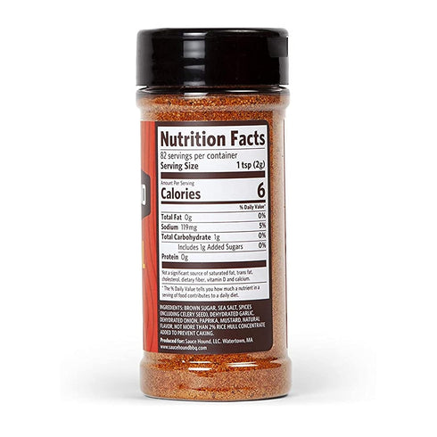 Saucehound Championship Recipe BBQ and All Purpose Seasoning Spice Rub, Perfect & Balanced Taste, Competition Barbecue Flavor (Original, 5.82 Ounce (Pack of 2))
