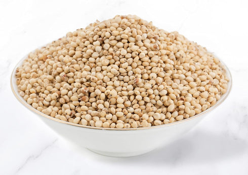 1 Food to Live Gluten Free Organic Whole Grain Sorghum, Pound Non-GMO White Groats. Raw Milo Seeds. Vegan, Bulk