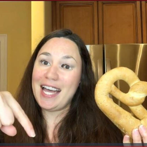 Frozen Bakery Authentic Bavarian Soft Pretzel, Shelf Stable Philadelphia Soft Pretzels Flavors, plain MADE IN USA