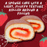 200g (Pack 1, Wagokoroll Castella Roll Cake, Strawberry (Amaou Ichigo) Flavor - Authentic Japanese Confectionery, Asian