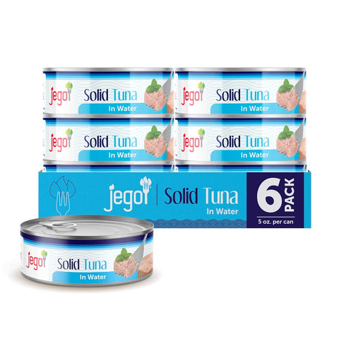 Jego Solid Tuna in Water | Wild Natural Catch Tuna | Keto