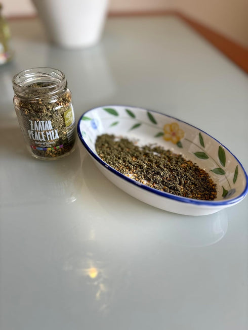 SINDYANNA OF GALILEE Zaatar Spice Mix fair trade za’atar mix is produced in the Galilee, Made in Israel, Perfect for adding to Bread, Chicken and more (40 gr.)