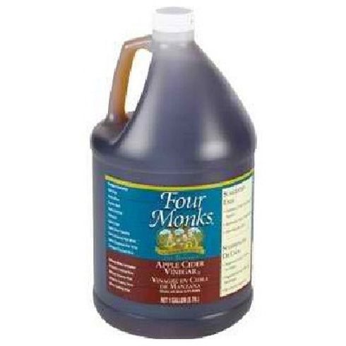 Four Monks Vinegar, Apple Cider, 128 oz