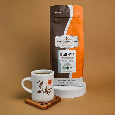 3rd 2 lb (32 oz) Fresh Roasted Coffee, Organic Guatemala | Single Origin, USDA Organic, Mold & Myco Party Tested