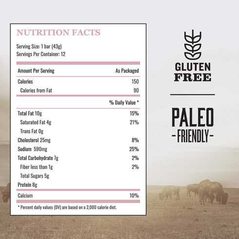 12 18 oz EPIC Uncured Bacon and Pork Bars, Paleo Friendly, Protein Snacks, Ct