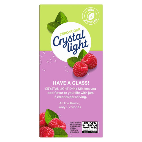 60 Packets, 1.87 oz Crystal Light Drink Mix, Pitcher for Flavorful Hydration and Shareable Refreshment, Naturally