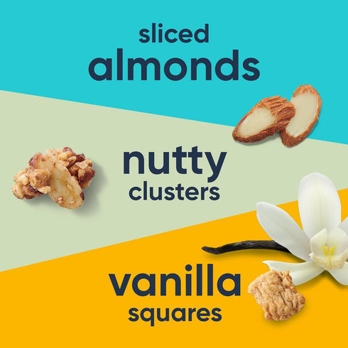10g 10.4 oz (Pack 2) Ratio Trio Vanilla Almond Crunch Cereal, Protein, Keto Friendly