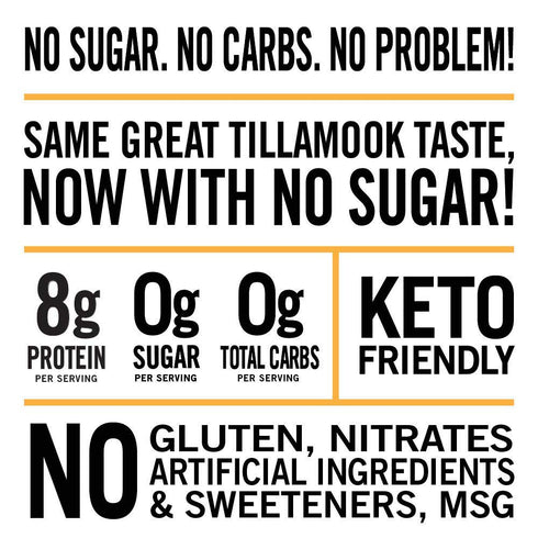 Country 1.25 24 Count Tillamook Smoker Real Hardwood Smoked Sausages, Zero Sugar Spicy Jalapeno, Low Carb, High