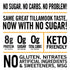 1.25 Oz Tillamook Zero Sugar Original Keto Friendly Smoked Sausage