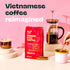 10 OZ 100% Copper Cow Premium Vietnamese Ground Coffee, | Churro Flavored Coffee | Dark Roast Made with Real Cinnamon |