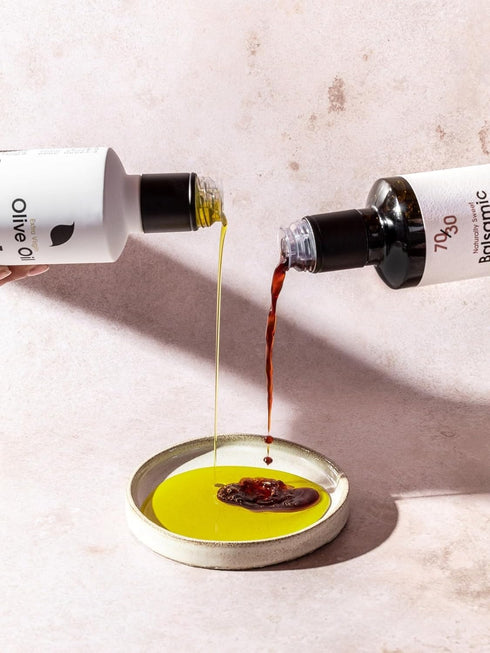 Neolea EVOO and Dark Balsamic Vinegar Gift Set | 250 ML EVOO